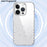 IPAKY For iPhone 15 Pro Shockproof Four Corner Phone Case TPU Frame Hard PC Back Cover - Transparent - 4