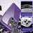 IPAKY For iPhone 15 Pro Shockproof Four Corner Phone Case TPU Frame Hard PC Back Cover - Transparent - 6