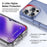 IPAKY For iPhone 15 Pro Shockproof Four Corner Phone Case TPU Frame Hard PC Back Cover - Transparent - 7