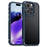 IPAKY Carbon Fiber Texture Phone Case for iPhone 15 Pro , TPU + PC Protective Phone Cover - Blue - 1