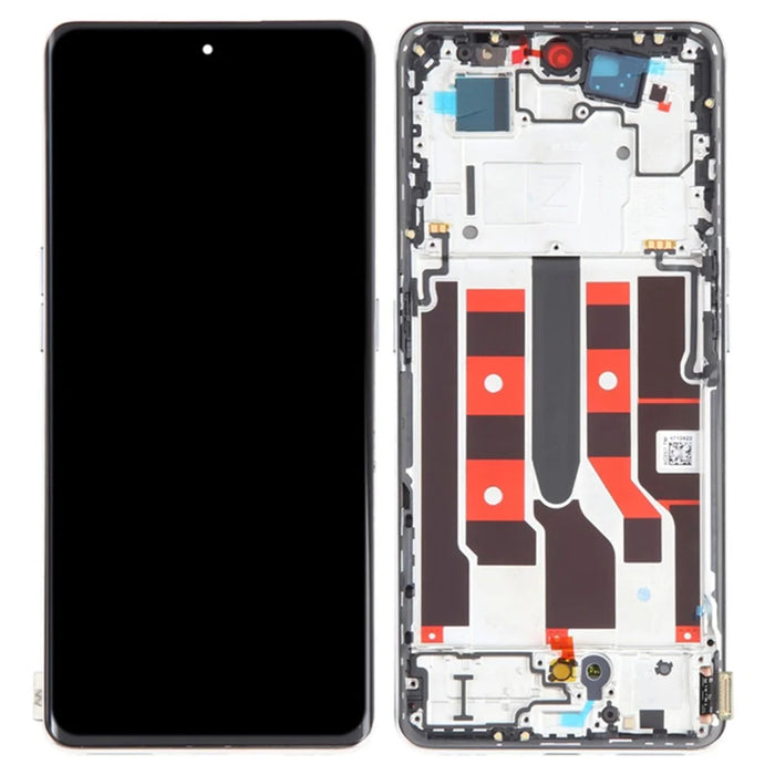 For Oppo A1 Pro 5G OEM Grade S OLED Screen and Digitizer Assembly + Frame Part (without Logo) - Gold - 1