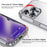 IPAKY Anti-drop Phone Case for iPhone 15 Pro Max , Hard PC Back TPU Frame Clear Phone Cover - 6