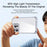 IPAKY Anti-drop Phone Case for iPhone 15 Pro Max , Hard PC Back TPU Frame Clear Phone Cover - 7
