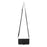 For iPhone 15 Plus Leather Phone Case Wallet Stand Flower Imprinted Cover with Wrist Strap + Shoulder Strap - Black - 2