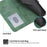DIERFENG DF-03 Leather Wallet Phone Cover for iPhone 15 Plus , Lines Imprinted Stand Case - Green - 5