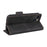 For iPhone 15 Mobile Phone Case Hardware Decor PU Leather Wallet Stand Phone Cover - Black - 4