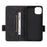 For iPhone 15 Pro Hardware Decor Phone Case PU Leather Wallet Stand Cover - Black - 5