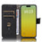 For iPhone 15 Plus PU Leather Wallet Case Stand Skin-touch Protective Phone Cover - Black - 2
