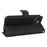 For iPhone 15 Plus PU Leather Wallet Case Stand Skin-touch Protective Phone Cover - Black - 4