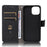 For iPhone 15 Plus PU Leather Wallet Case Stand Skin-touch Protective Phone Cover - Black - 5