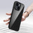 Mobile Phone Cover for iPhone 15 , Transparent PC Back + TPU Frame Protective Case - Black - 4