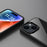 Mobile Phone Cover for iPhone 15 , Transparent PC Back + TPU Frame Protective Case - Black - 6