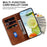 Stand Shell for Nokia G60 5G Mobile Phone Shockproof Double 8-Shape Imprint Leather Case Wallet Cover - Brown - 3