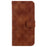 Stand Shell for Nokia G60 5G Mobile Phone Shockproof Double 8-Shape Imprint Leather Case Wallet Cover - Brown - 7