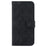 Leather Cover for iPhone 15 Pro Max , Stand Wallet Double 8-Shape Imprinted Phone Case with Hand Strap - Black - 6