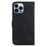 Leather Cover for iPhone 15 Pro Max , Stand Wallet Double 8-Shape Imprinted Phone Case with Hand Strap - Black - 7
