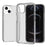 For iPhone 15 Pro Clear Mobile Phone Shell PC + TPU Anti-Scratch Cell Phone Case Cover - Transparent - 1