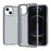 For iPhone 15 Pro Max Slim-Fit Hard Phone Case Clear PC + TPU Cell Phone Cover Shell - Transparent Black - 1