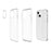 For iPhone 15 Pro Max Slim-Fit Hard Phone Case Clear PC + TPU Cell Phone Cover Shell - Transparent Black - 2