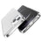 For iPhone 15 Pro Max Slim-Fit Hard Phone Case Clear PC + TPU Cell Phone Cover Shell - Transparent Black - 6
