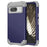 L-Style PC + TPU Phone Cover for Google Pixel 8 , Anti-Drop Cell Phone Cover - Navy Blue+Dark Grey - 1