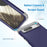 L-Style PC + TPU Phone Cover for Google Pixel 8 , Anti-Drop Cell Phone Cover - Navy Blue+Dark Grey - 5