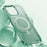 Anti-Fingerprint Phone Cover for iPhone 14 Pro Translucent Slim TPU+PC Case Compatible with MagSafe - Green - 1