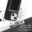 N.BEKUS RFID Blocking Phone Case for iPhone 15 , Card Holder Kickstand Leather Coated TPU Cover - Black - 6