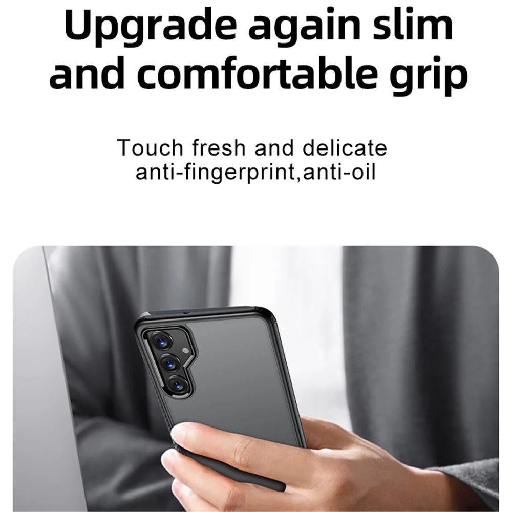 For Samsung Galaxy A25 5G (Global) (161.0 x 76.5 x 8.3mm) PC+TPU Phone Case Airbag Corner Protective Phone Cover - Transparent - 4