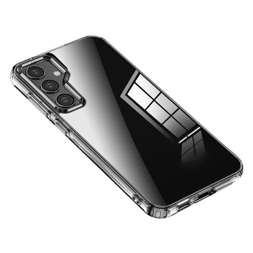 For Samsung Galaxy S23 FE PC+TPU Phone Case Airbag Protection Anti-drop Phone Cover - Transparent - 1