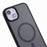 FULEXIN Compatible with MagSafe Shockproof Case for iPhone 15 Skin-Touch Matte TPU+Acrylic Phone Cover - Black - 7
