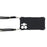 For iPhone 13 Pro 6.1 inch Anti Drop Four Corner Thickened TPU Phone Guard Case with 150cm Hanging Rope - Black - 5