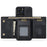 DG.MING M1 Series For iPhone 15 Pro Magnetic Wallet Phone Case PC+TPU+PU Shockproof Kickstand Cover - Black - 2