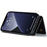 DG.MING M1 Series For iPhone 15 Pro Magnetic Wallet Phone Case PC+TPU+PU Shockproof Kickstand Cover - Black - 3