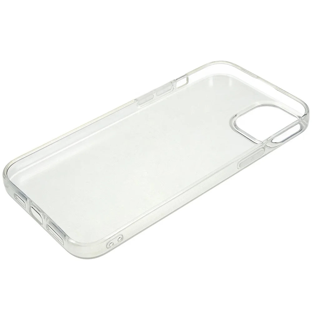 2.0mm Soft TPU Watermark-free Phone Case for iPhone 15 Plus , Transparent Anti-scratch Phone Cover - 5