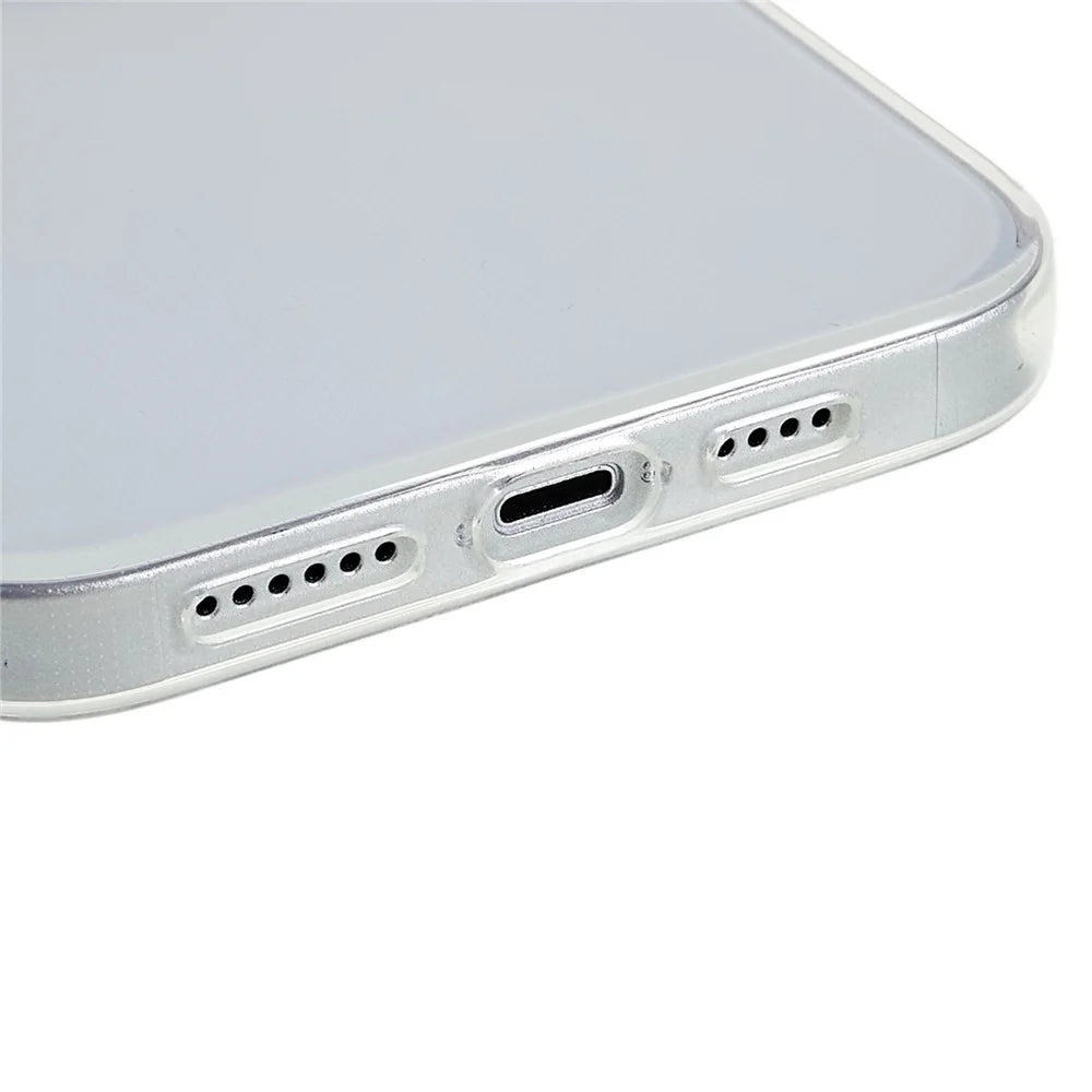 2.0mm Soft TPU Watermark-free Phone Case for iPhone 15 Plus , Transparent Anti-scratch Phone Cover - 7