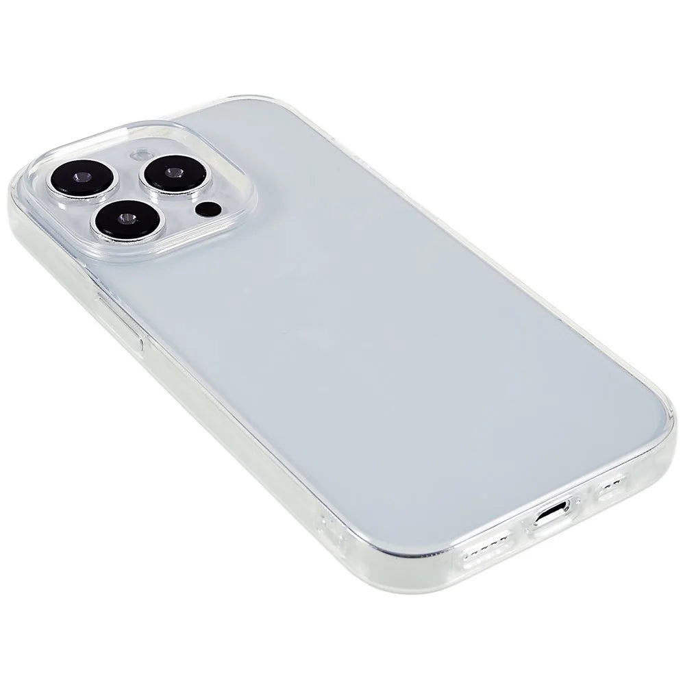 2.0mm Watermark-free Phone Cover for iPhone 15 Pro Max , Transparent TPU Back Case - 6