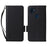PU Leather Case for Orbic Fun+ 4G , Wallet Phone Shell Litchi Texture Stand Cellphone Cover with Strap - Black - 1