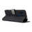 For Orbic Fun+ 4G Stand Cover Anti-drop Wallet Phone Case RFID Blocking PU Leather Shell with Strap - Black - 4