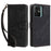 Stand Cover for Blackview Oscal C70 / Oscal Tiger 10 Wallet Phone Case RFID Blocking PU Leather Shell with Strap - Black - 1
