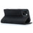 For iPhone 15 Plus PU Leather Wallet Phone Cover Magnetic Closure Stand Case - Black - 4
