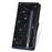 For iPhone 15 Glittery Zipper Pocket Leather Case Wallet Stand Anti-drop Phone Cover - Black - 6