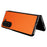 For Samsung Galaxy Z Fold5 5G Textured PU Leather+PC Phone Case Folding Back Cover - Orange - 3