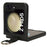 For Samsung Galaxy Z Flip5 5G Protective Phone Case PU Leather Coated PC Cover with Finger Ring Holder - Black - 3