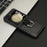 For Samsung Galaxy Z Flip5 5G Protective Phone Case PU Leather Coated PC Cover with Finger Ring Holder - Black - 6