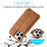 LC.IMEEKE For iPhone 15 Pro Leather Stand Phone Case Shockproof Card Holder Cover - Brown - 4