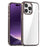 Aurora Series For iPhone 15 Plus Hard PC + Soft TPU Phone Case Clear Mobile Phone Shell Cover - Transparent Tan - 1