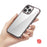 Aurora Series For iPhone 15 Plus Hard PC + Soft TPU Phone Case Clear Mobile Phone Shell Cover - Transparent Tan - 3