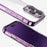 Aurora Series For iPhone 15 Pro Max Clear Mobile Phone Shell PC + TPU Anti-Scratch Phone Case Cover - Transparent Purple - 7