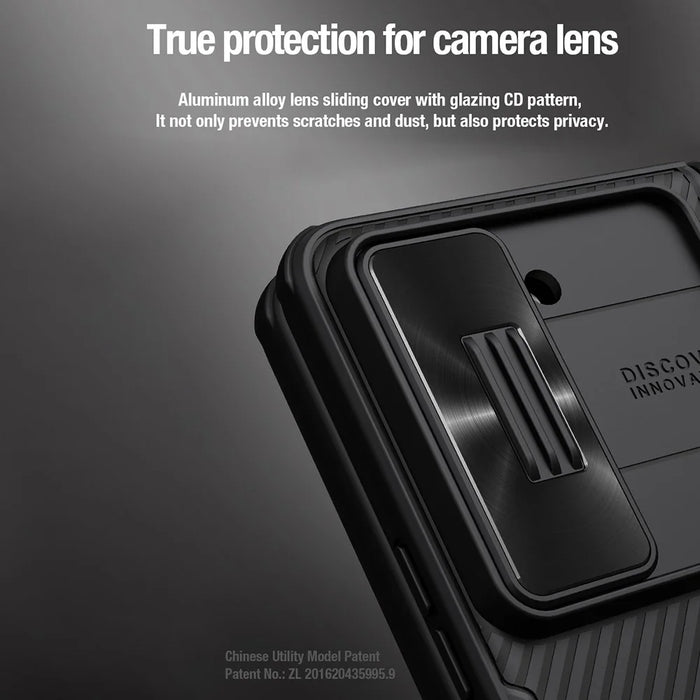 NILLKIN CamShield Fold Case for Samsung Galaxy Z Fold5 5G TPU+PC Phone Cover Kickstand Shell with Pen Slot - Green - 7
